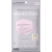 マスコード 不織布マスク レディース&キッズ プレーンベビーピンク Mサイズ M05