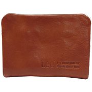 Lee(リー) loose(ルーズ) 財布 ラウンド ファスナー 小銭入れ イタリアンソフトレザー(牛革) 320-1924 チャ