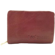 Lee(リー) loose(ルーズ) 財布 ラウンド ファスナー 小銭入れ イタリアンソフトレザー(牛革) 320-1924 チョコ