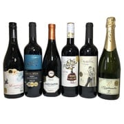 スペイン金賞赤ワイン&カバ6本セット 赤、白スパークリング 750ml×6本