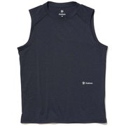 ストレッチメランジスリーブレスTシャツ Stretch Melange Sleeveless T-shirt GA61127P ブラック(BK) Mサイズ [ランニングウェア シャツ メンズ]