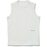 ストレッチメランジスリーブレスTシャツ Stretch Melange Sleeveless T-shirt GA61127P ライムホワイト(LW) Mサイズ [ランニングウェア シャツ メンズ]