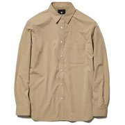 レギュラーカラーシャツ Regular Collar Shirt GL51113P クレイベージュ(CB) Sサイズ [アウトドア 長袖シャツ メンズ]