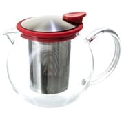 818 [ボラ ガラスティーポット 750ml レッド]
