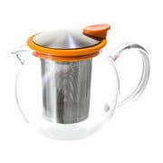 818 [ボラ ガラスティーポット 750ml オレンジ]