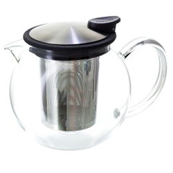 ボラ ガラスティーポット 750ml ブラック 818