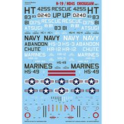 CD48127 1/48 エアクラフト用デカール アメリカ海軍/海兵隊 H-19/HO4S チカソー パート1 [プラモデル用パーツ]
