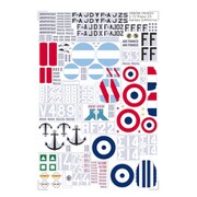AZUFR0X04 1/72 ポテーズ25 アズールフロム用デカール ヨーロッパ & アメリカ [プラモデル用品]