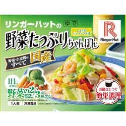 リンガーハット 野菜たっぷりちゃんぽん 6袋 395g（めん150g、具212g、スープ23g、ドレッシング10g）