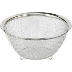 アットアクア ステンレスボウル型ザル 18cm HB-4076