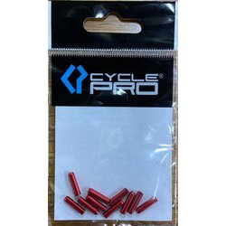 シフト用 アルミカラーインナーキャップ 10個入り/レッド