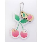 KB680A カピバラさん アクリルウッドチャーム フルーツシリーズ チェリー [キャラクターグッズ]
