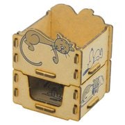 SNB1800A PEANUTS スヌーピー 組み立て木箱 2段 スヌーピー&ファーロン [キャラクターグッズ]
