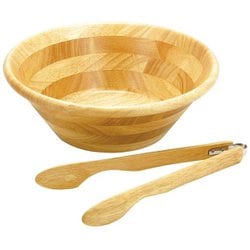 サラダボウル＆トング30cmセット （ナチュラル） 805464