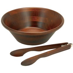 サラダボウル＆トング30cmセット （ブラウン） 878741