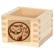 838691 [日本製 ひのき縁起桝 招福猫]