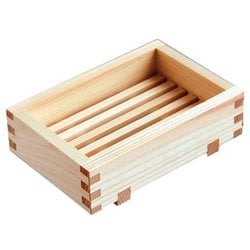 日本製 ひのき石けん箱（小）