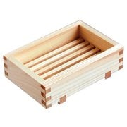 日本製 ひのき石けん箱（小）