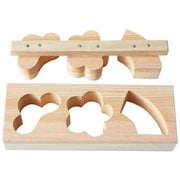 日本製 ひのき物相型 3ツ型
