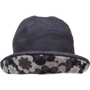 日本製 岡山デニム マーガレット（ブルトン） ネイビー