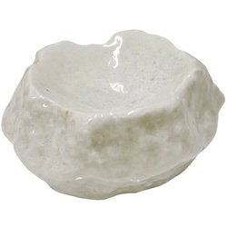 日本製 岩石一品皿 白