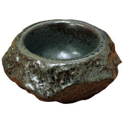 日本製 岩石薬味入れ（フタなし） 青