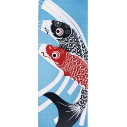 日本製 四季彩布 てぬぐい 鯉のぼり