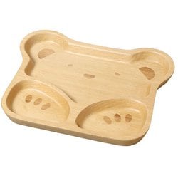 木製キッズトレイ くま