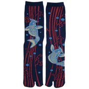 小粋なMen’s 足袋ソックス 鯉の滝登り