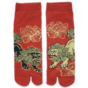 小粋なMen’s 足袋ソックス 唐獅子