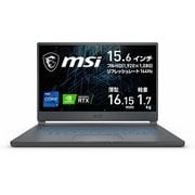 リフレッシュレート144Hz液晶パネル搭載超薄型・超軽量ゲーミングノートPC/15.6インチ フルHD 144Hz/Core i7-11375H/NVIDIA GeForce RTX 3060 Laptop GPU/メモリ 16GB/SSD 512GB STEALTH15MA11UEK-211JP