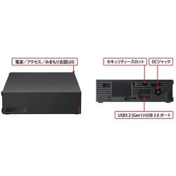 バッファロー USB3.2(Gen.1)対応外付けHDD 4TB ブラック HD-LE4U3-BB