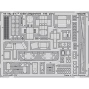 EDU491182 1/48 ディティールアップパーツ B-17F 無線室内装 エッチングパーツ (HKモデル用) [プラモデル用パーツ]