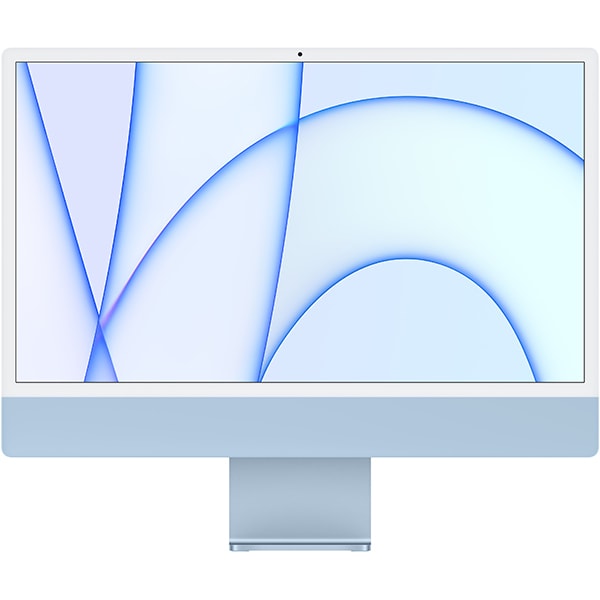 Apple iMac 24インチ Retina 4.5Kディスプレイ Apple M1チップ/8コアCPU/8コアGPU/SSD 256GB/メモリ 8GB/ブルー [MGPK3J/A]