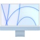 Apple iMac 24インチ Retina 4.5Kディスプレイ Apple M1チップ/8コアCPU/8コアGPU/SSD 512GB/メモリ 8GB/ブルー [MGPL3J/A]