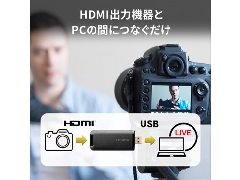 I・O DATA GV-HUVC/4K HDMI USB変換アダプター