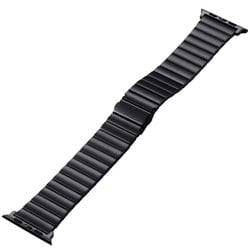AW-44BDSS1BK [アップルウォッチ バンド Apple Watch Ultra 2/SE 第2世代/Series 10/9/8/7/6/5/4/3/2/1 [49 46 45 44 42mm] ステンレス ベルト 1連 ブラック]