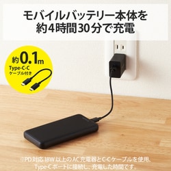 ヨドバシ.com - エレコム ELECOM DE-C28-10000BK [PD20Wモバイル