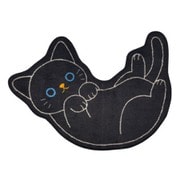 NEWねこのトイレマット クロ ME176