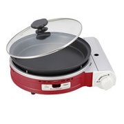 カセットガス式グリル鍋「ビストロの達人III」 レッド