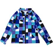 6813674-130 [Zazzy Zaps ユニークチェック ラッシュガード キッズ 130cm パープル]