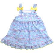 6813604-110 [OrangeBonbon jewelryシェル ワンピース キッズ 110cm ブルー]