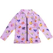 6813622-110 [OrangeBonbon FlowerDot ラッシュガード キッズ 110cm ピンク]