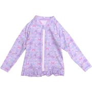 6813624-130 [OrangeBonbon jewelryシェル ラッシュガード キッズ 130cm パープル]