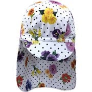 6813632-S [OrangeBonbon FlowerDot スイムキャップ キッズ Sサイズ オフシロ]