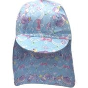 6813634-S [OrangeBonbon jewelryシェル スイムキャップ キッズ Sサイズ ブルー]