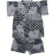 ベビー(baby)甚平(じんべい)95cm トンボ柄 グレー 6813754-95