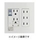 PTC2-A15FE [プレトラックコンセント 多回路用 2列タイプ アラーム]