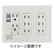 PTC3-A15EE [プレトラックコンセント 多回路用 3列タイプ アラーム]