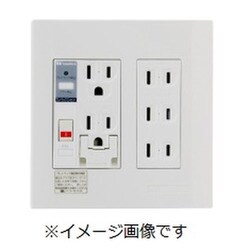 PTC2-BA15FE [プレトラックコンセント 多回路用 2列タイプ アラーム+遮断]